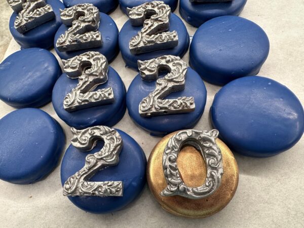 24-Chocolate Covered Oreos (12 sets) With Numbers For Anniversary Party Favors/Birthday Party Favors - Image 4