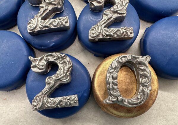 24-Chocolate Covered Oreos (12 sets) With Numbers For Anniversary Party Favors/Birthday Party Favors - Image 5
