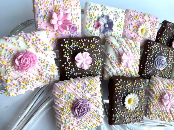 12- Chocolate Covered Graham Crackers For Mother’s Day/Birthday/Baby Shower/Gift - Image 2