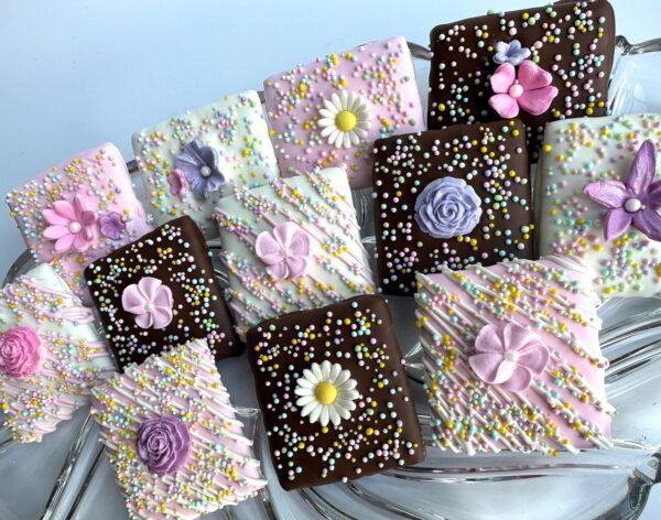 12- Chocolate Covered Graham Crackers For Mother’s Day/Birthday/Baby Shower/Gift - Image 3
