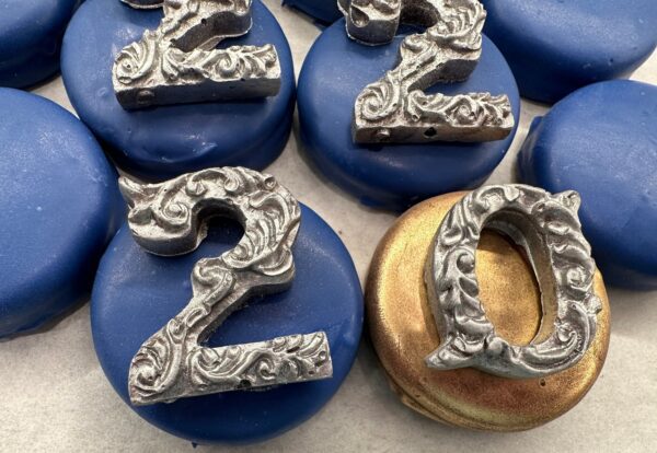 24-Chocolate Covered Oreos (12 sets) With Numbers For Anniversary Party Favors/Birthday Party Favors - Image 3