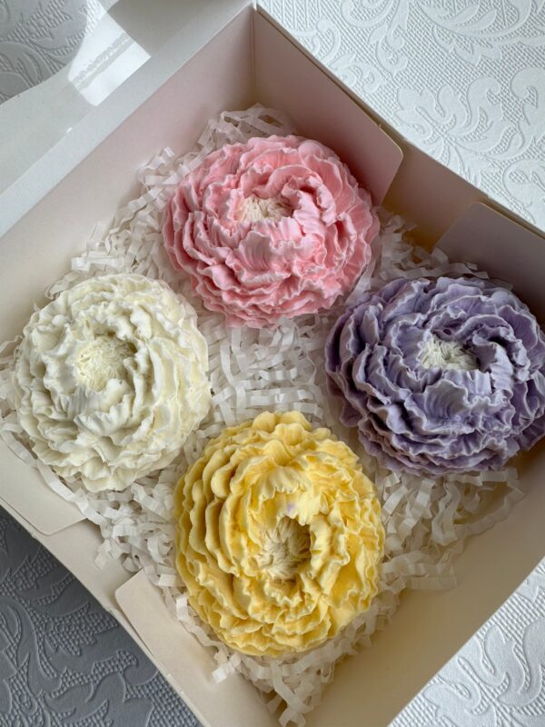 Gift Box of 4 Chocolate Peonies For Mother’s Day/Birthday Gift/Anniversary Gift/Wedding Favors - Image 6