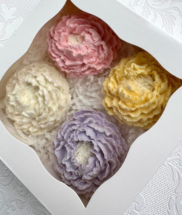 Gift Box of 4 Chocolate Peonies For Mother’s Day/Birthday Gift/Anniversary Gift/Wedding Favors - Image 7