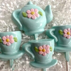 24-Time For Teapots and Teacups Chocolate Lollipops