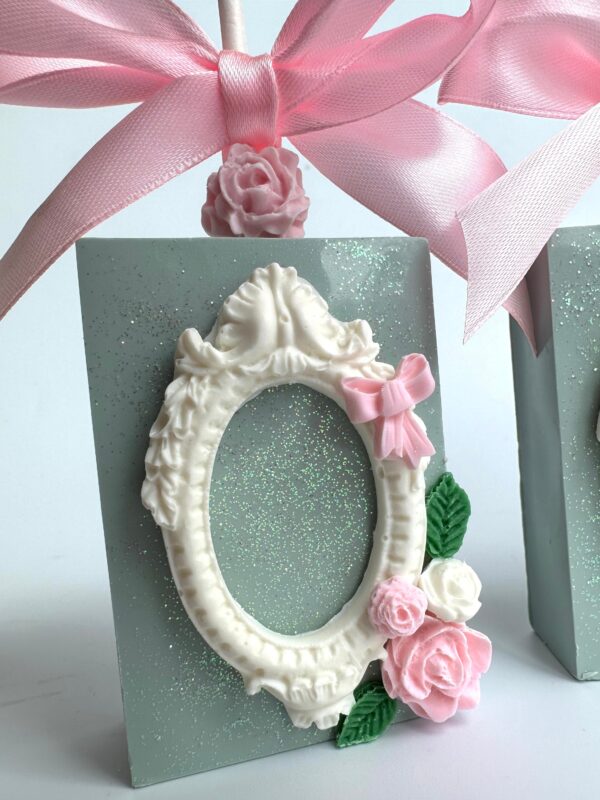 12-Glittery Chocolate Covered Rice Krispie Treats For Wedding/Birthday/Baby Shower - Image 3