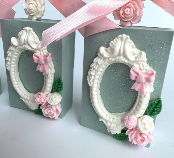 12-Glittery Chocolate Covered Rice Krispie Treats For Wedding/Birthday/Baby Shower - Image 2