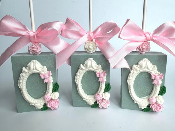 12-Glittery Chocolate Covered Rice Krispie Treats For Wedding/Birthday/Baby Shower - Image 6