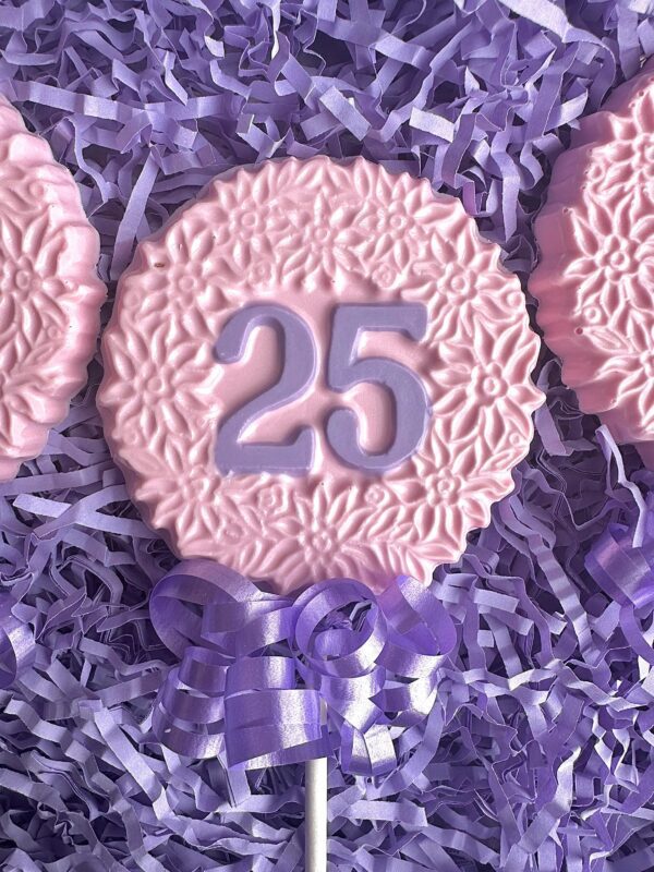 12-25th Chocolate Lollipop Favors For Birthday Party/Anniversary - Image 4