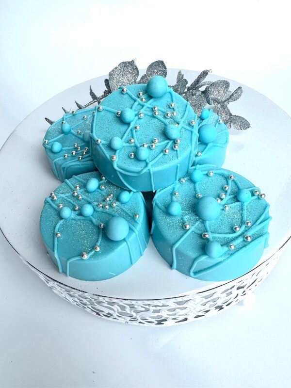 12-Blue Chocolate Covered Oreo Favors For Baby Shower/Birthday Party/Gift