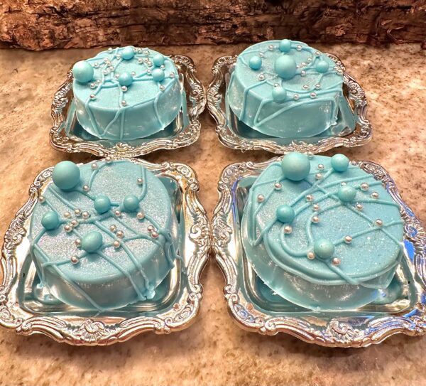 12-Blue Chocolate Covered Oreo Favors For Baby Shower/Birthday Party/Gift - Image 5