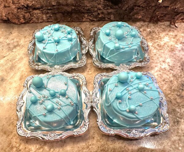 12-Blue Chocolate Covered Oreo Favors For Baby Shower/Birthday Party/Gift - Image 7