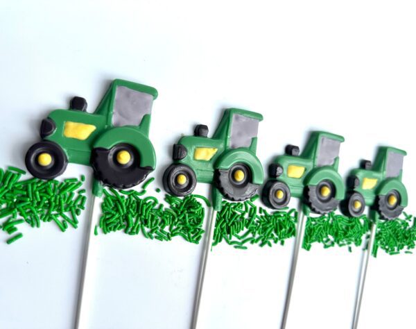 24-Tractor Chocolate Lollipop Favors For Birthday Party/Boys Birthday Favors/Party Favors - Image 6