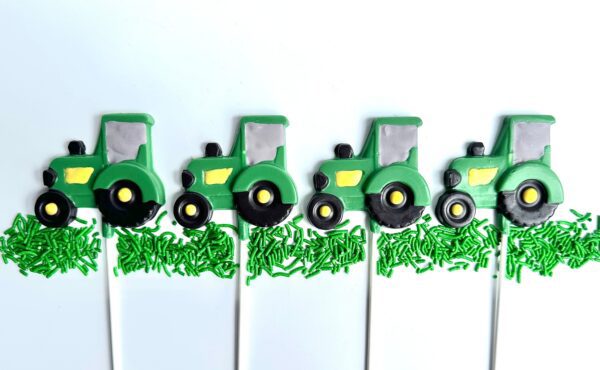 24-Tractor Chocolate Lollipop Favors For Birthday Party/Boys Birthday Favors/Party Favors - Image 2
