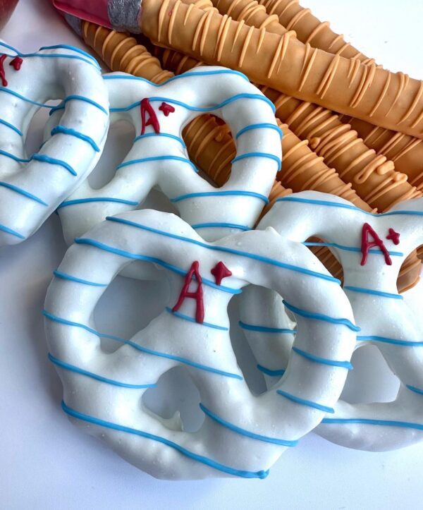Chocolate Pretzel Pencils and Pretzel Papers Gift Box for Childrens Birthday Gift/Teacher Gift/Housewarming/Anytime gift - Image 7