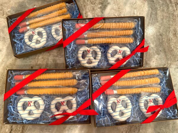 Chocolate Pretzel Pencils and Pretzel Papers Gift Box for Childrens Birthday Gift/Teacher Gift/Housewarming/Anytime gift - Image 3