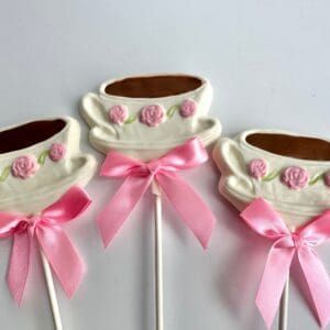 12-Teacup Chocolate Lollipops For Tea Party/Birthday Party