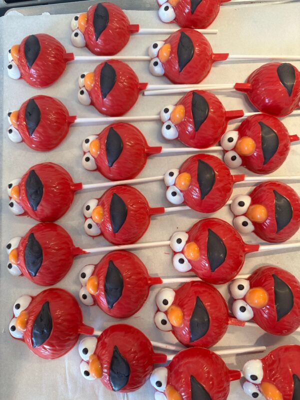 12-Large Elmo Faces For Birthday Party/Sesame Theme Party/Party Favors - Image 5