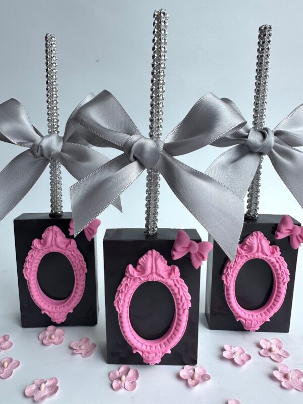 12-Barbi Themed Chocolate Covered Rice Krispie Treats For Birthday Party/Party Favors/Barbi Party - Image 4