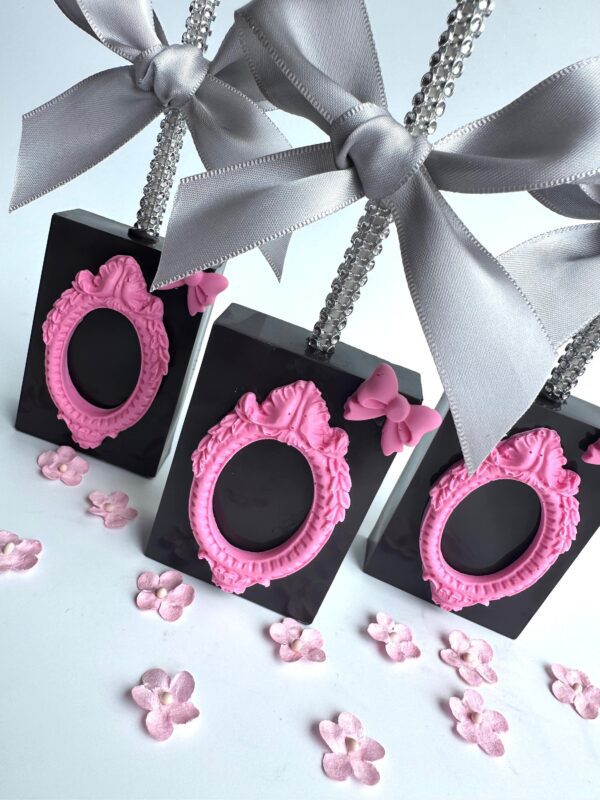 12-Barbi Themed Chocolate Covered Rice Krispie Treats For Birthday Party/Party Favors/Barbi Party - Image 5