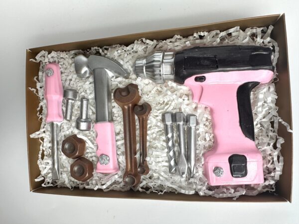 12 Piece Chocolate Tool Gift Set with Pink Accents For Birthday Gift/Mom Gift/Just Because - Image 8