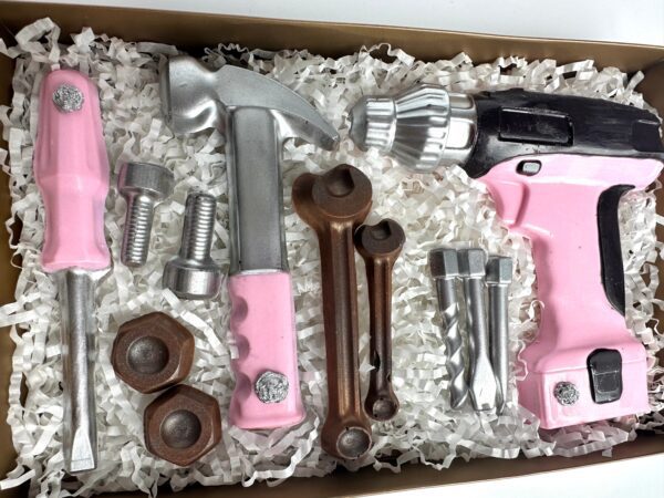 12 Piece Chocolate Tool Gift Set with Pink Accents For Birthday Gift/Mom Gift/Just Because - Image 4