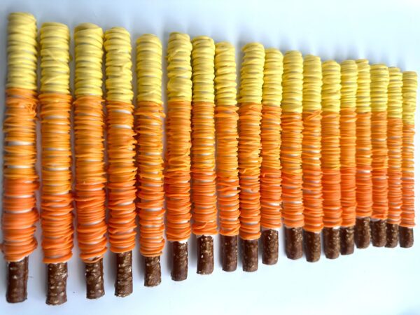 12-Sunset Ombré Chocolate Covered Pretzels For Birthday Party/Party Favor/Baby Shower - Image 4