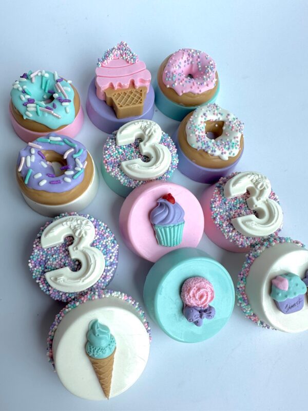 12-Donut/Candy Theme Chocolate Covered Oreo Favors For Birthday Party/Baby Shower - Image 8