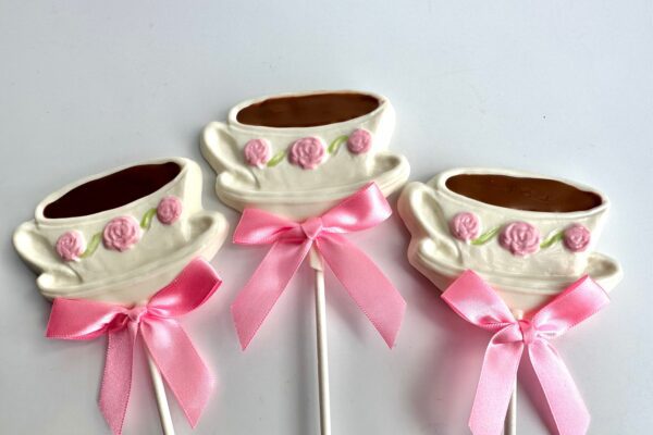 12-Teacup Chocolate Lollipops For Tea Party/Birthday Party - Image 8