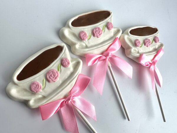 12-Teacup Chocolate Lollipops For Tea Party/Birthday Party - Image 6