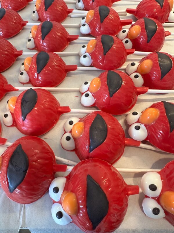 12-Large Elmo Faces For Birthday Party/Sesame Theme Party/Party Favors - Image 6