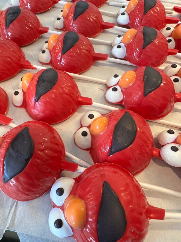12-Large Elmo Faces For Birthday Party/Sesame Theme Party/Party Favors - Image 7