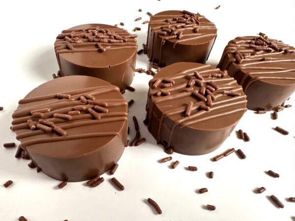 12-Milk Chocolate Cake Pucks For Birthday Party Favors/Gift/Wedding Favor - Image 8