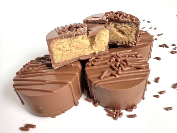12-Milk Chocolate Cake Pucks For Birthday Party Favors/Gift/Wedding Favor - Image 6