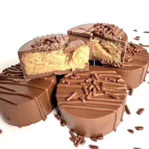 12-Milk Chocolate Cake Pucks For Birthday Party Favors/Gift/Wedding Favor