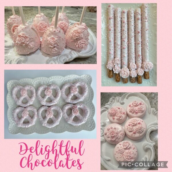 Gourmet White Chocolate Treat Party Package For Wedding Favors/Birthday Party Favors/Party Favors/Baby Shower Favors