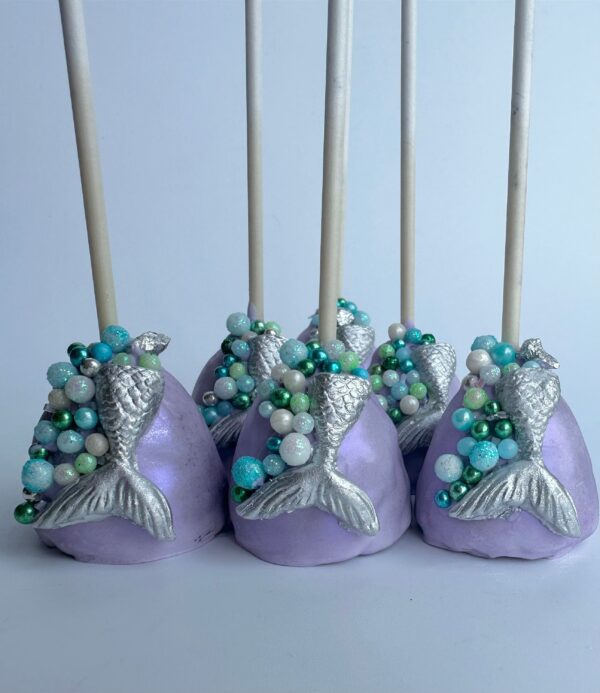 12-Mermaid Theme Brownie Bites For Birthday Party/Baby Shower Favor/Wedding Favors - Image 4