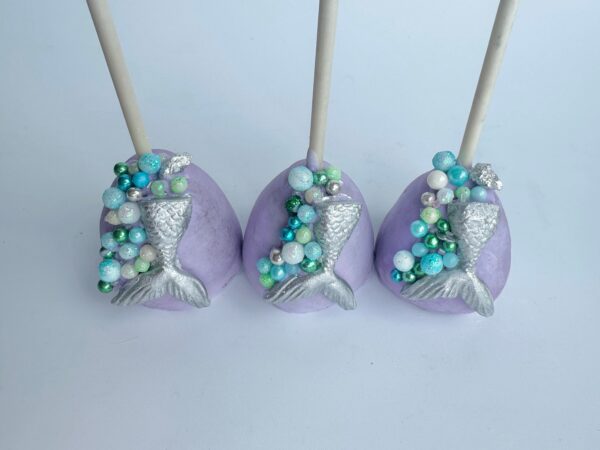 12-Mermaid Theme Brownie Bites For Birthday Party/Baby Shower Favor/Wedding Favors - Image 5