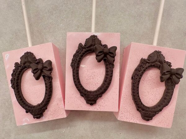 12-Pink Chocolate Covered Rice Krispie Treats For Wedding/Birthday/Baby Shower/Barbi Party/Barbi Treats - Image 5