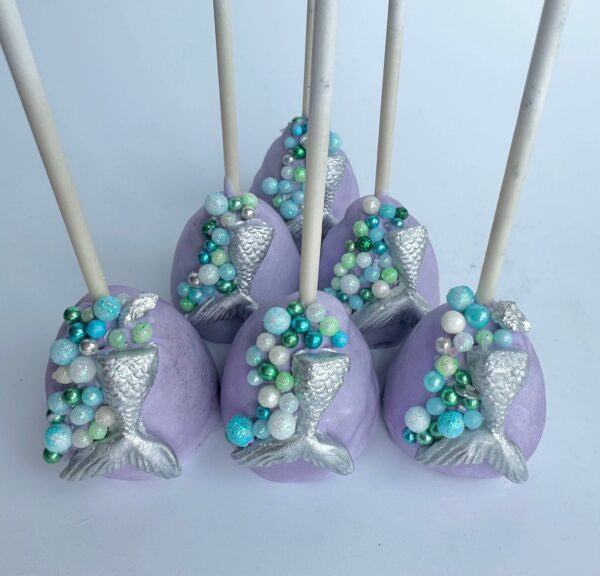 12-Mermaid Theme Brownie Bites For Birthday Party/Baby Shower Favor/Wedding Favors - Image 6