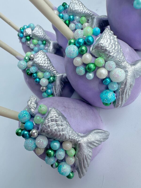 12-Mermaid Theme Brownie Bites For Birthday Party/Baby Shower Favor/Wedding Favors - Image 2