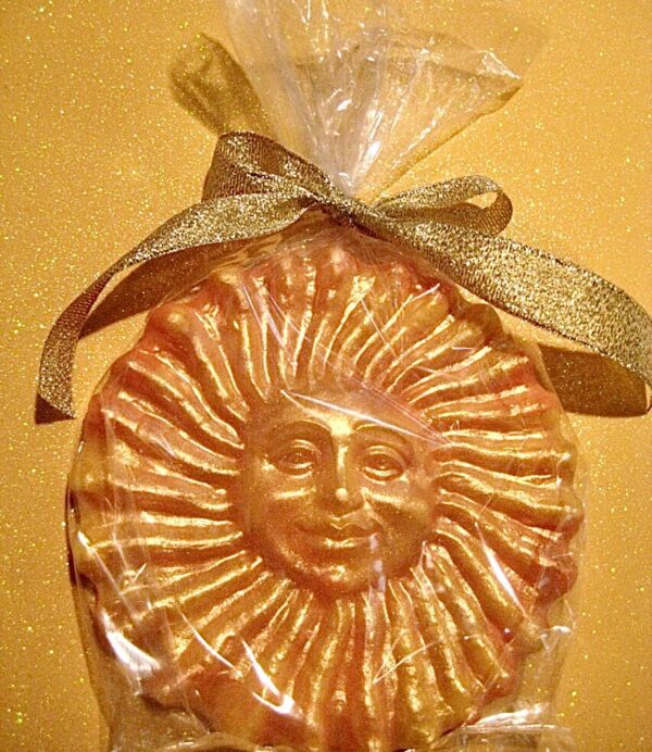 12-Metallic Sunshine-Chocolate Sun with Face Novelty - Image 4