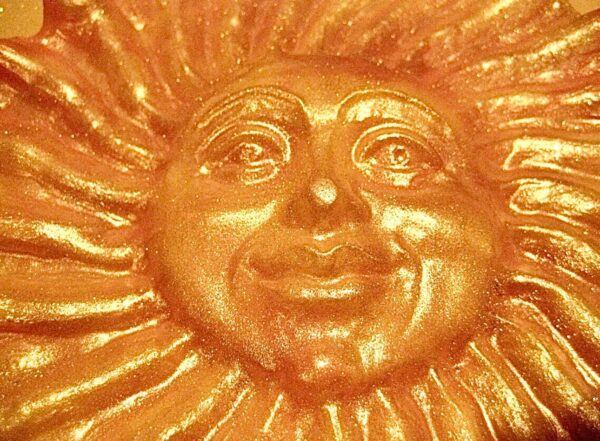 12-Metallic Sunshine-Chocolate Sun with Face Novelty - Image 3