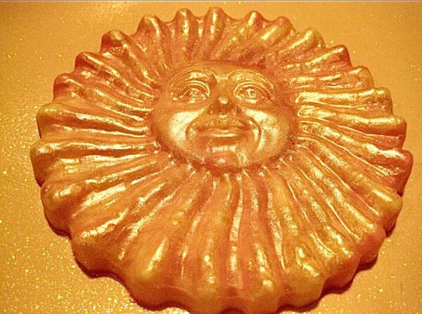 12-Metallic Sunshine-Chocolate Sun with Face Novelty - Image 2