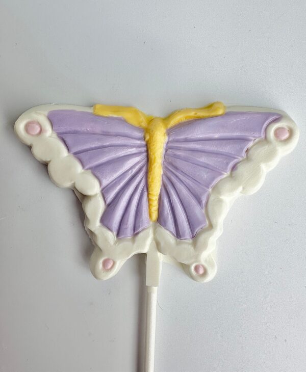 12-Chocolate Butterfly Lollipops For Birthday Party/Shower Favors/Gift - Image 6