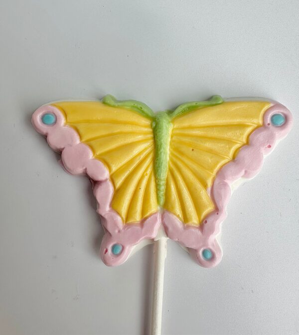 12-Chocolate Butterfly Lollipops For Birthday Party/Shower Favors/Gift - Image 7
