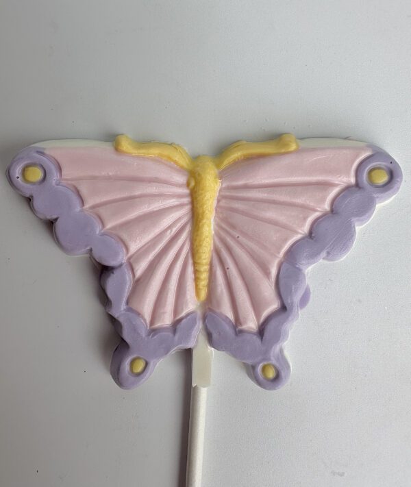 12-Chocolate Butterfly Lollipops For Birthday Party/Shower Favors/Gift - Image 8