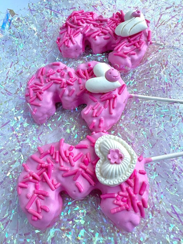 12-#3 Chocolate Covered Rice Krispie Treats For Birthday Party/Three Year Old/3 Years Old/Party Favor - Image 6