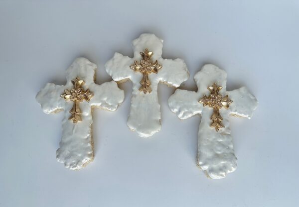 12-Cross Chocolate Covered Rice Krispie Treats For Holy Communion/Confirmation/Party Favors/Religious Gifts - Image 3