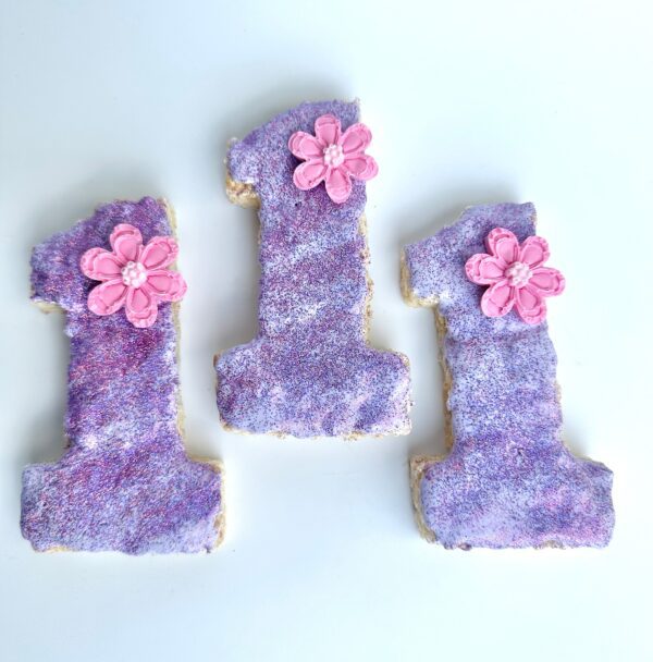 12-#1 Chocolate Covered Rice Krispie Treats For Birthday Party/One Year Old/1 Years Old/Party Favor - Image 4