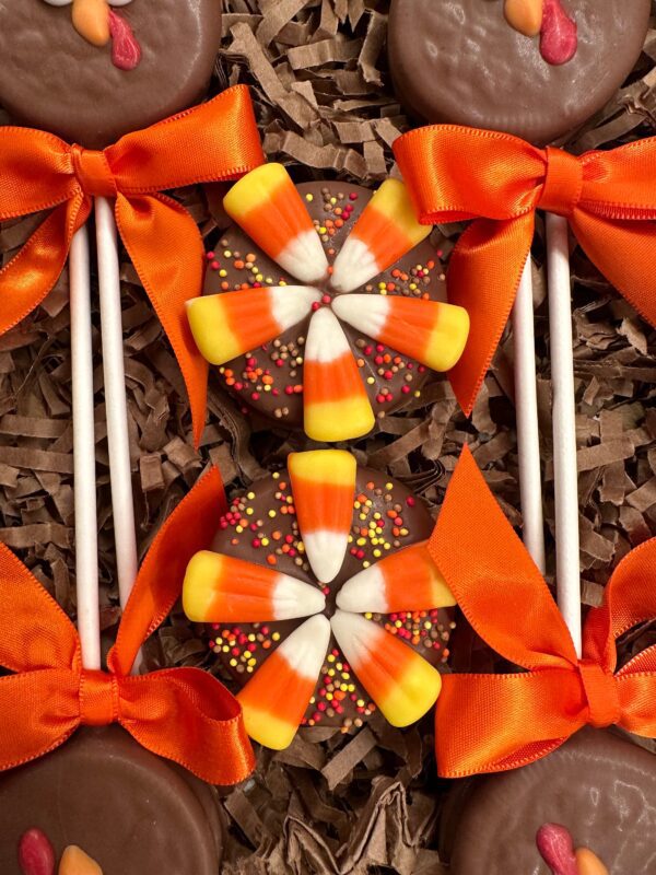 Turkey Chocolate Covered Oreo Pops Gift Set For Thanksgiving/School Party Favors/Thanksgiving Dessert/Party Favors/Gift - Image 6
